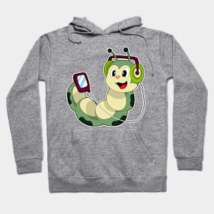 Caterpillar Headphone Music Hoodie